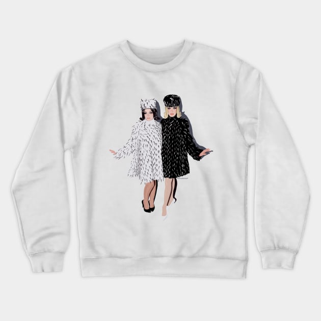 Gigi Goode and Bebe Bad Crewneck Sweatshirt by MamaODea